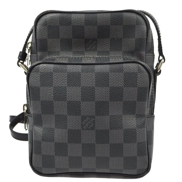 Louis Vuitton Damier Graphite Rem Shoulder Bag N41446 TH1069 161885 - Picture 1 of 9